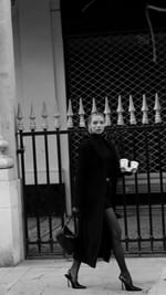 Instagram post by @marielounurk for OCEANSAPART. Caption reads: getting ready for skiing season 🎿❄️🎀🎧

use the....