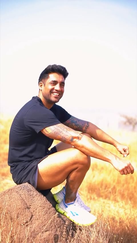 Instagram post by @rahuldattard for Reebok. Caption reads: Grateful to be backed by @reebokindia
Built to....