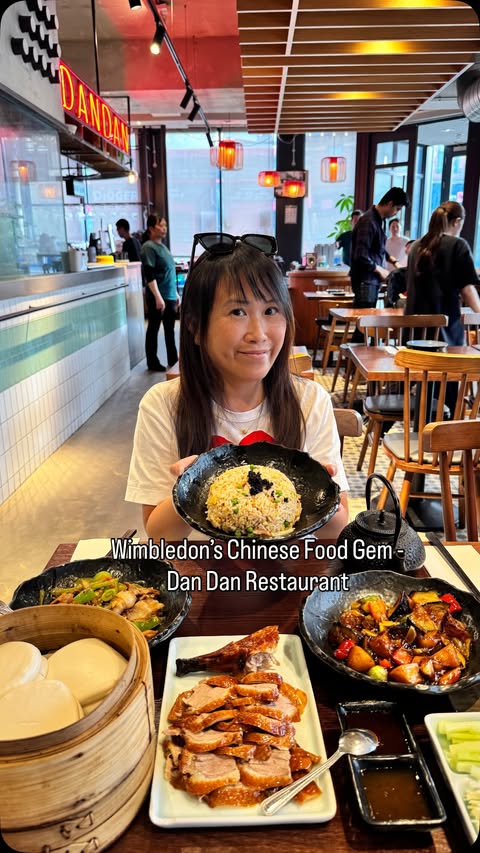 Instagram post by @abbyteh for WHERE TO London. Caption reads: [AD] Come with us for a family meal at....