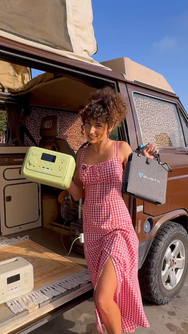 Instagram post by @_gypsytribe_ for BLUETTI. Caption reads: Finally a brand that doesn’t just make great....