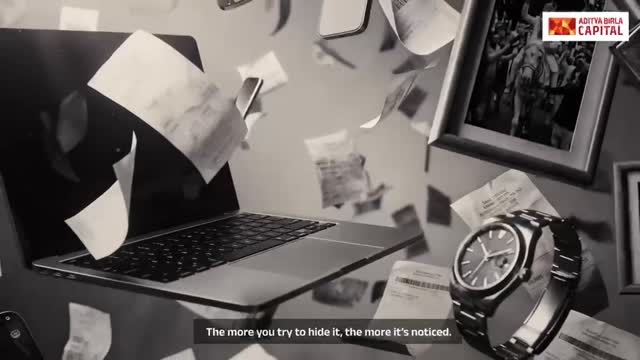 Instagram post by @stockmarketasset for Aditya Birla Capital. Caption reads: [...] possible because of #MaaKaPaisa....