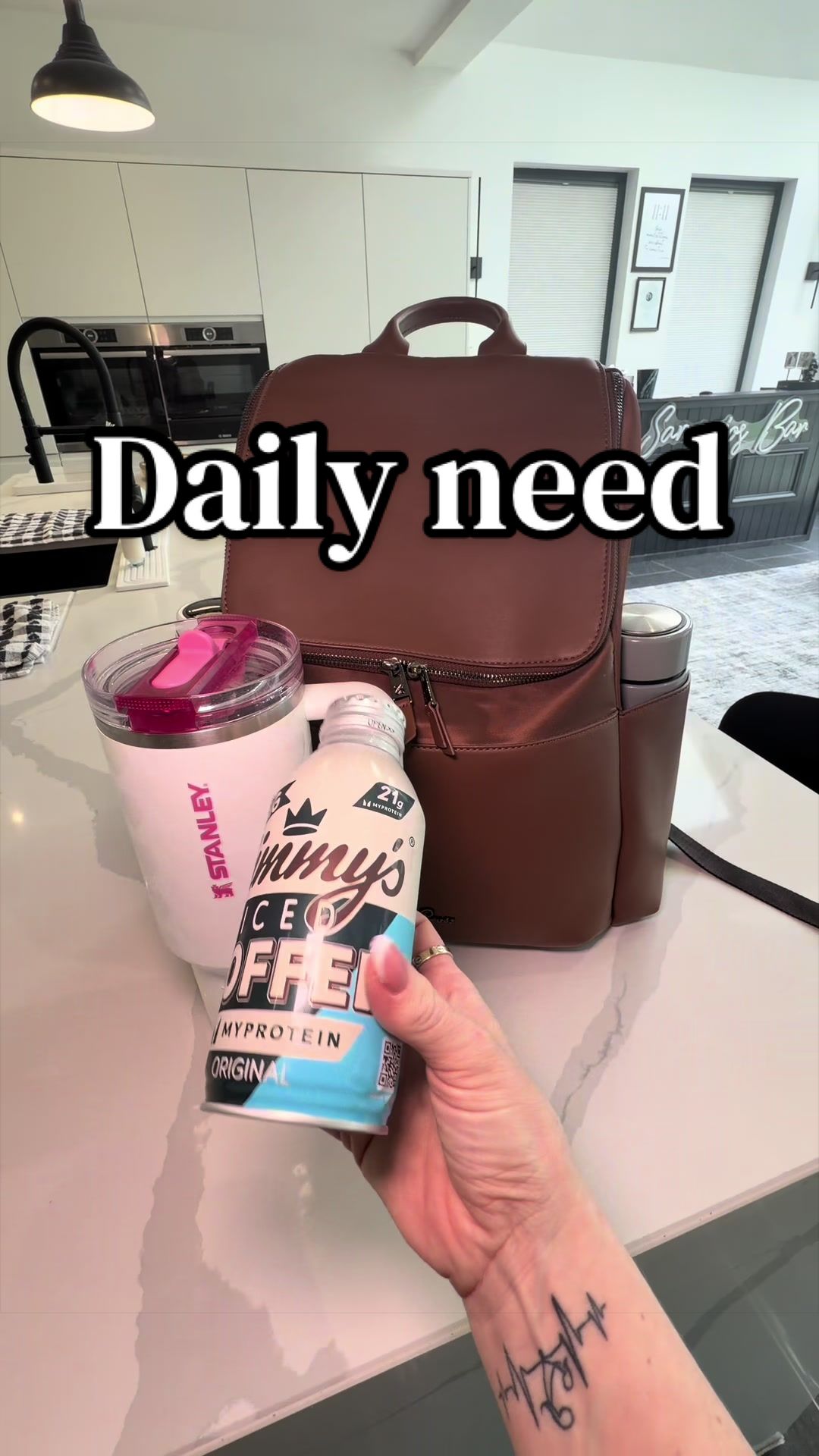 TikTok post by @sammyjo_pxx for Jimmy's Iced Coffee. Caption reads: When i say i have one everyday im not kidding......