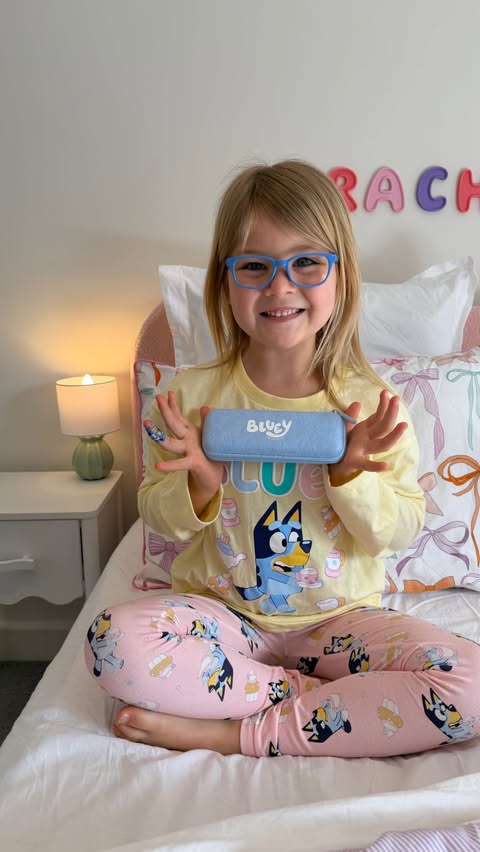 Instagram post by @thenotsoperfectmum for Specsavers. Caption reads: [...] Check out the Bluey frame range at....