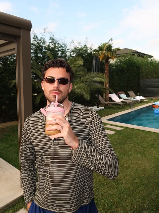 Instagram post by @tolunayugurlukaya for Nespresso. Caption reads: Nespresso summer ☀️ Athens Freddo Intenso [...].