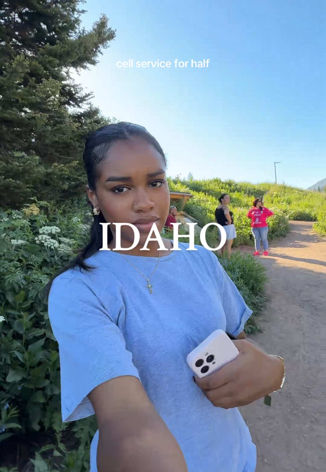 TikTok post by @charismastev for Hertz. Caption reads: can confirm it’s a real place with real humans ✅....