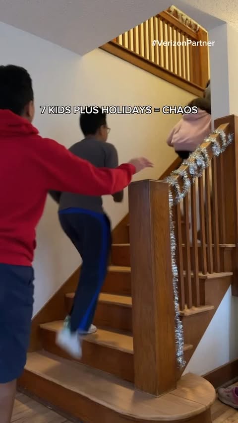 Instagram post by @doctormitnaul for Verizon. Caption reads: If there is one thing every parent could use....