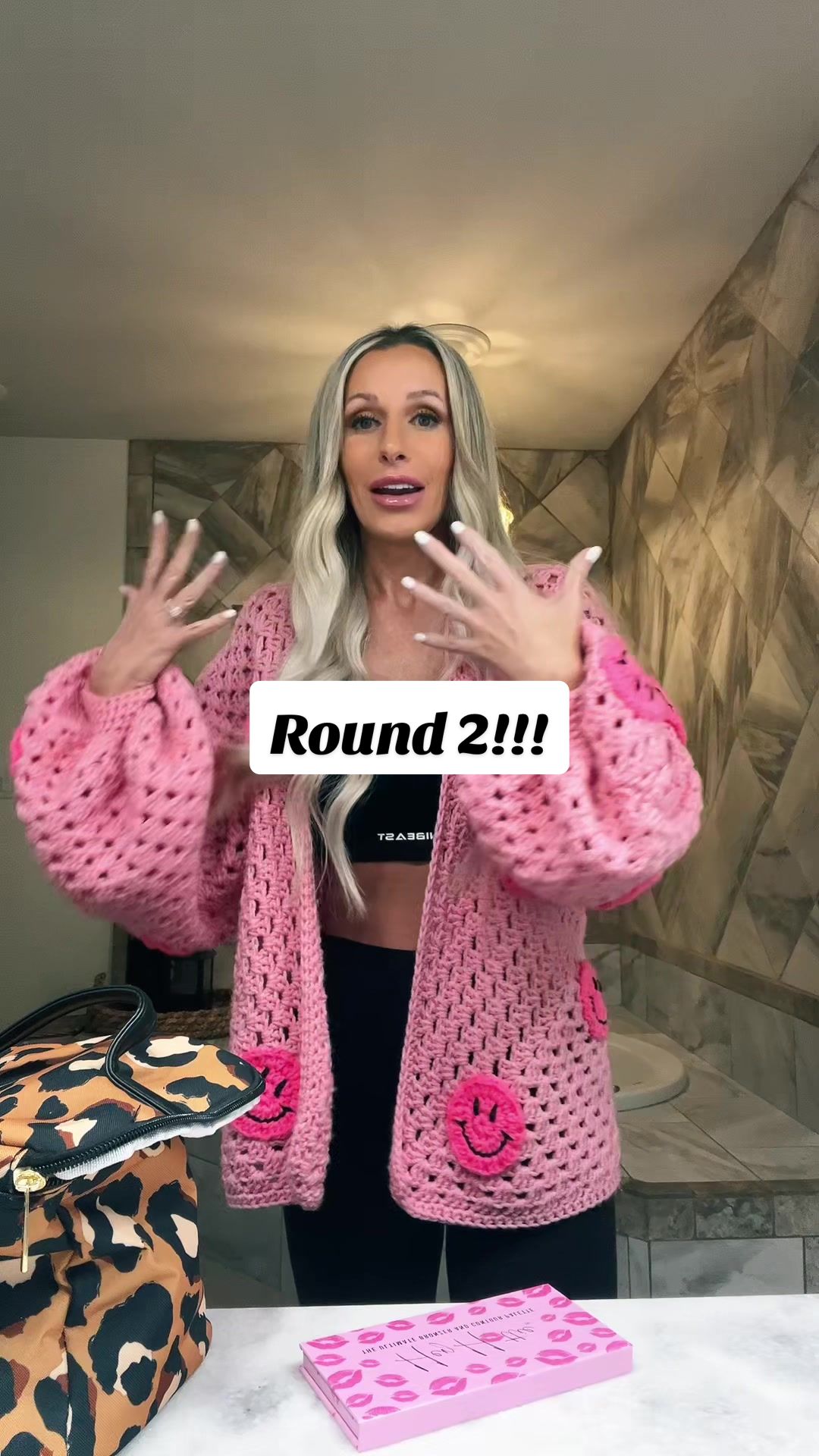 TikTok post by @laceyshelbyofficial for Hey Hottie. Caption reads: [...] 12 days of full size products!! @Hey Hottie....