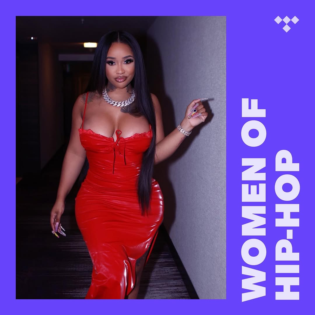 Instagram post by @stunnagirl for TIDAL. Caption reads: Thanks @tidal “Needa Gangsta” out now !!.