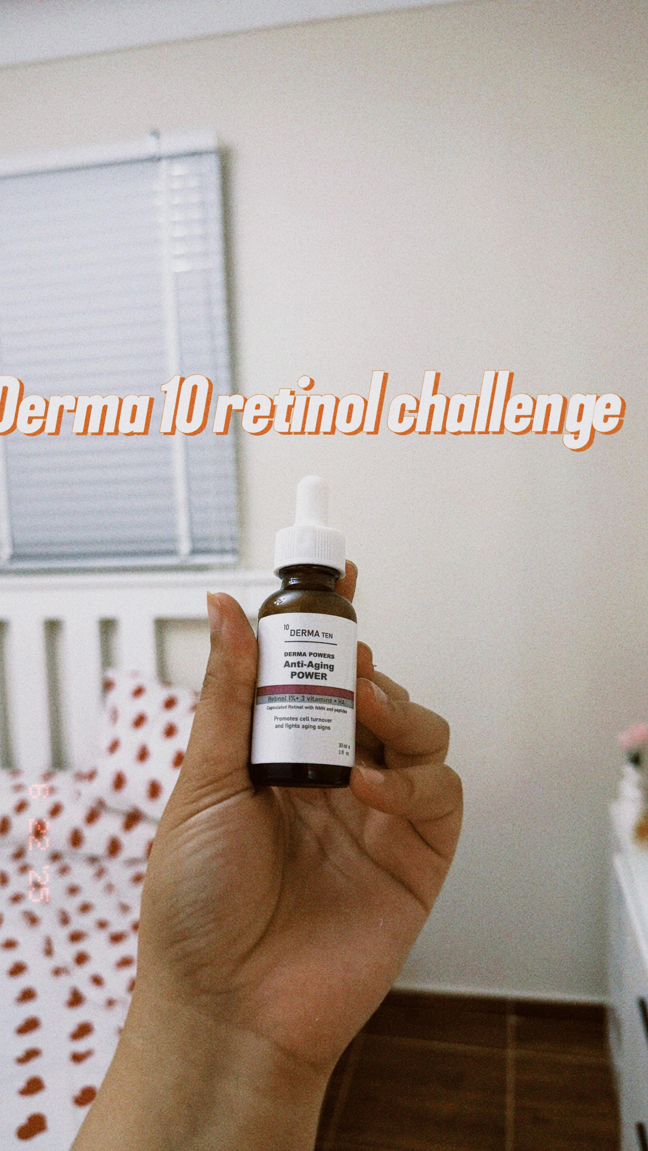 Instagram post by @mennasanyoura for DERMA•E. Caption reads: @derma.10....