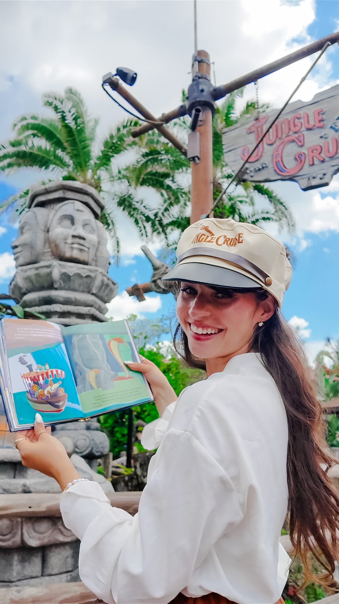 Instagram post by @magicwithmeg for Disney Publishing Worldwide. Caption reads: #sponsored Experience the wonder of Disney Parks....