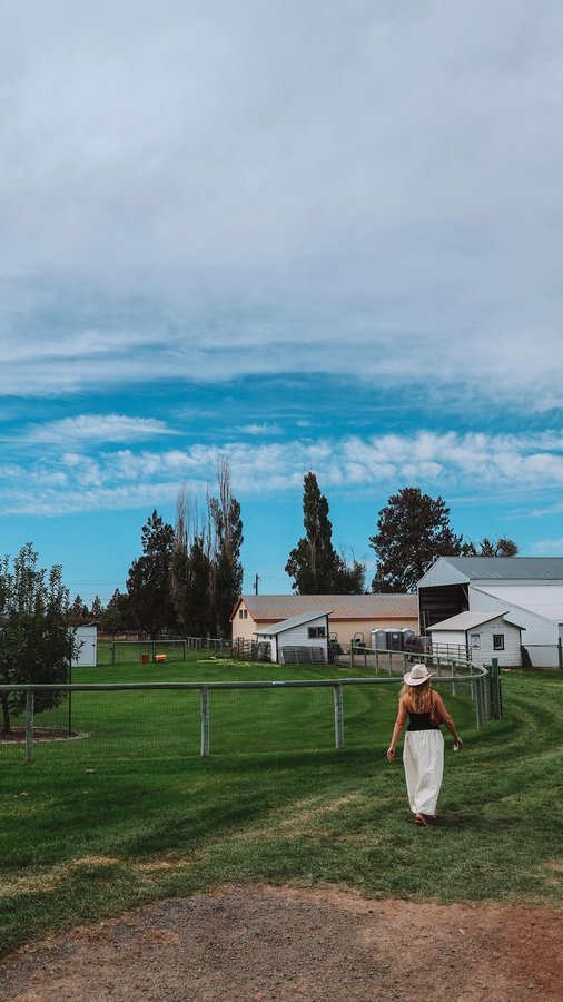 Instagram post by @seattletastingtwins for Visit Bend Oregon. Caption reads: Visiting here was pure happiness ✨ If Central....