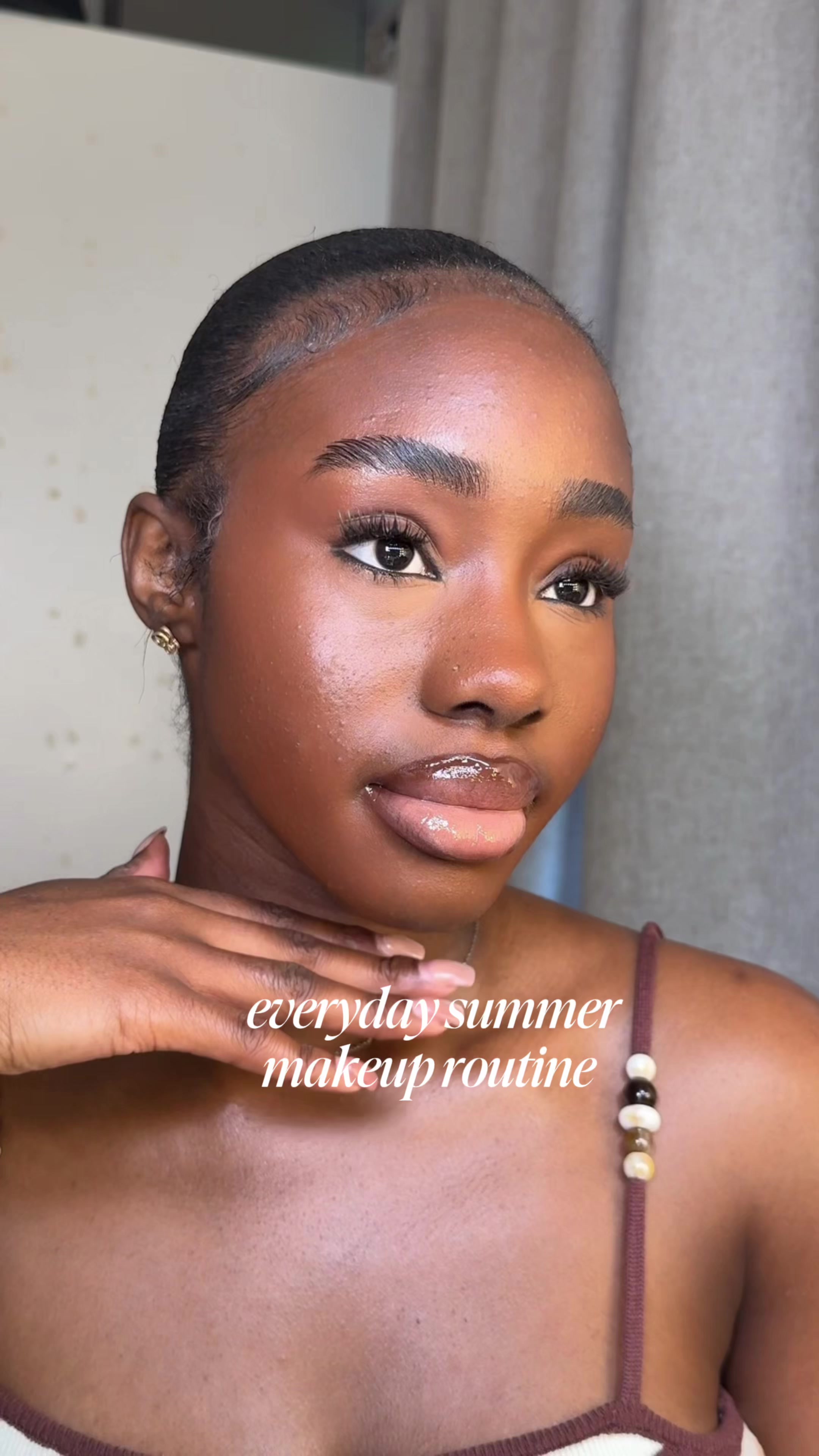 TikTok post by @amariah.lawal for MADE BY MITCHELL. Caption reads: [...] Flawless Concealer — 14 Deep....
