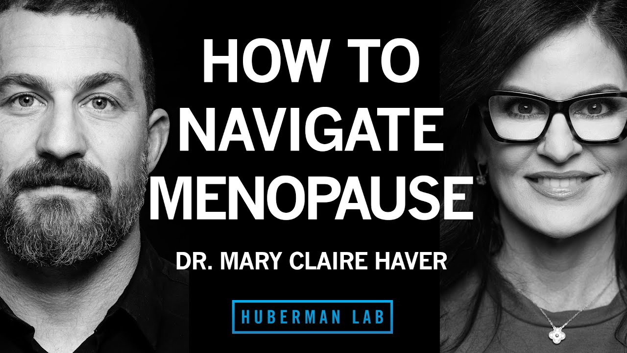 YouTube post by @hubermanlab for InsideTracker. Caption reads: How to Navigate Menopause & Perimenopause for....