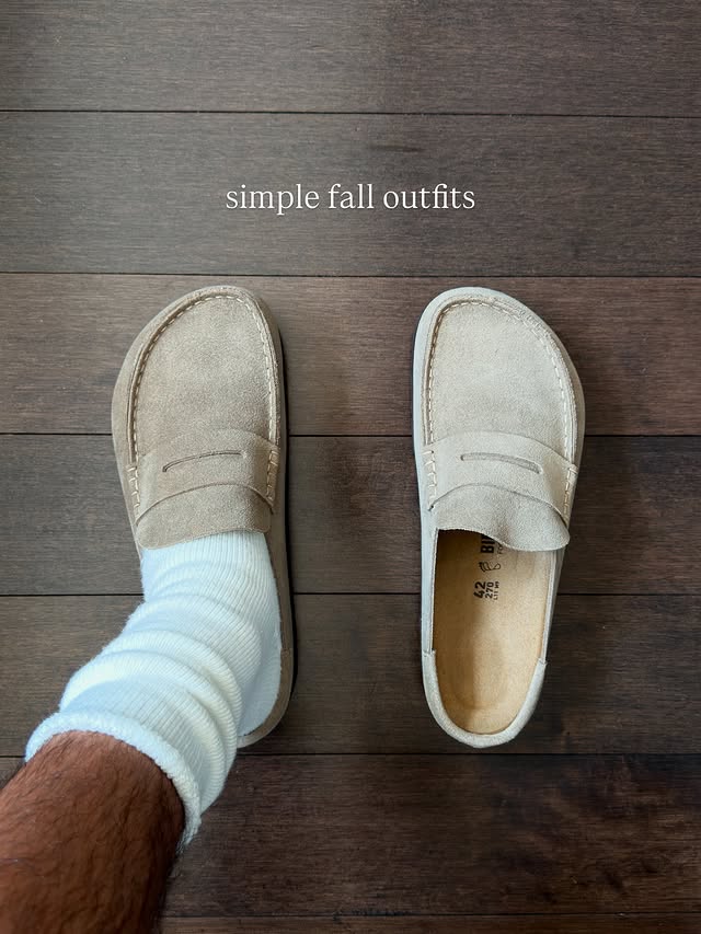 Instagram post by @omgessin for Birkenstock. Caption reads: how i’m styling the @birkenstockusa naples all....