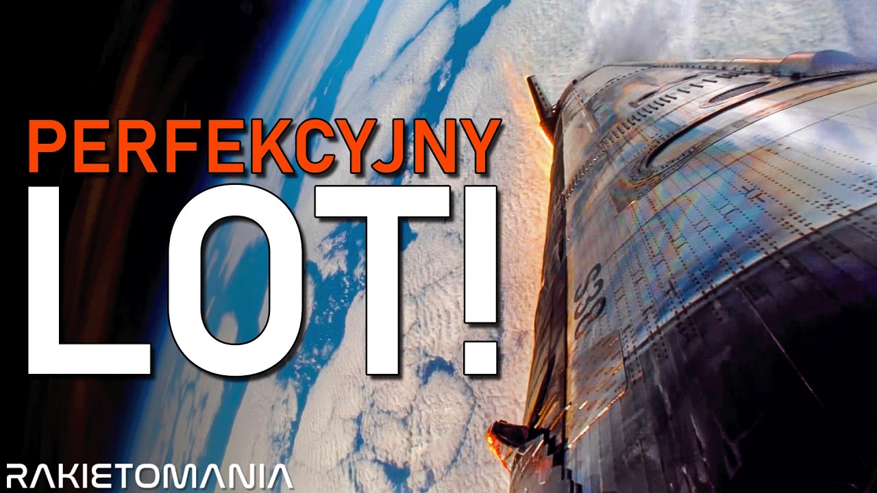 YouTube post by @Rakietomania for Allegro. Caption reads: This is the END of SpaceX's Second Generation....