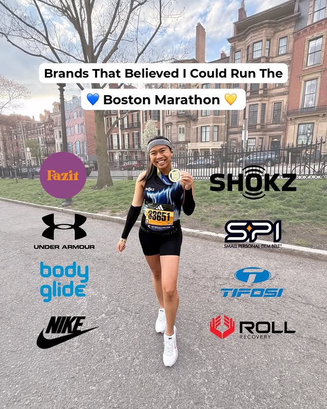 Instagram post by @genelynjaye for Fazit. Caption reads: [...] 🩳 @underarmour #UnderArmourPartner ✨....