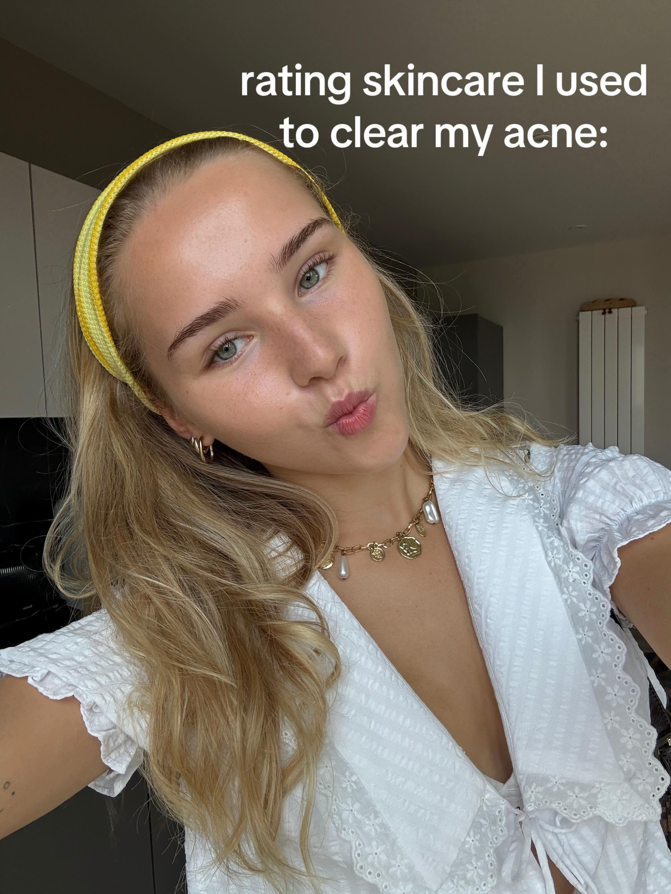 TikTok post by @lifewithmils for Dr Sam Bunting. Caption reads: me🤝🏻 anything with azelaic acid @Dr Sam's....