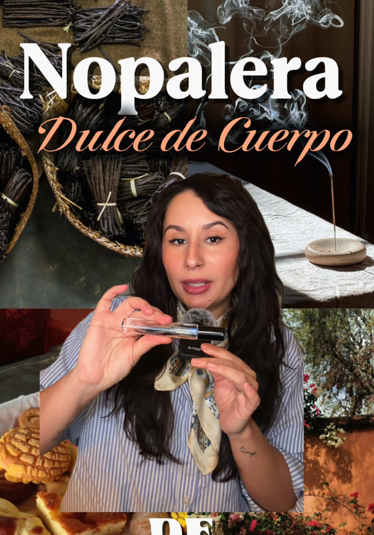 TikTok post by @whatmickwears for NOPALERA. Caption reads: Have you tried Dulce de Cuerpo by @Nopalera?....