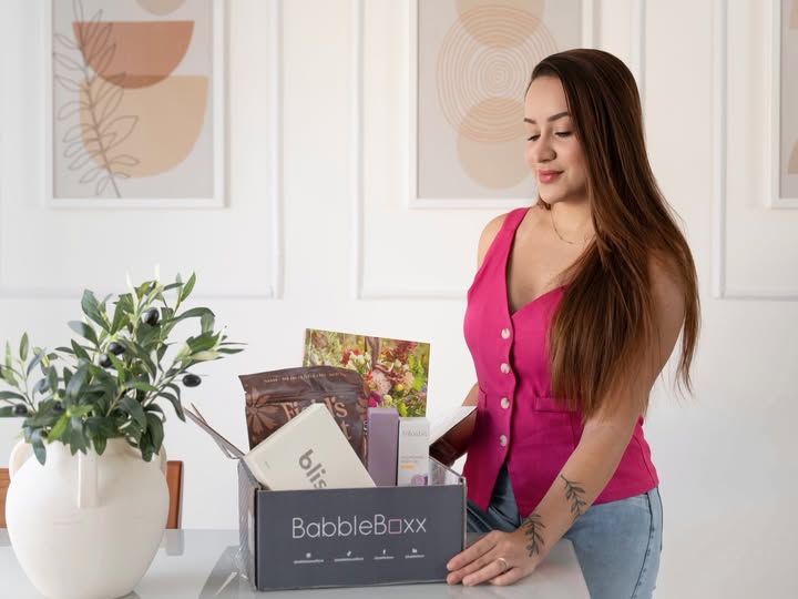 Instagram post by @ericaamarks for BabbleBoxx. Caption reads: Mother’s Day is all about the little moments of....