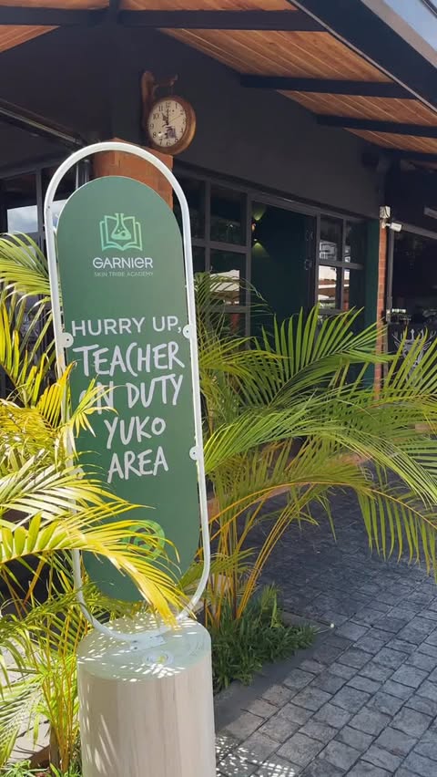 Instagram post by @supercosmetics.ke for Garnier East Africa. Caption reads: The Academy Day is here! 🎓💚😆....