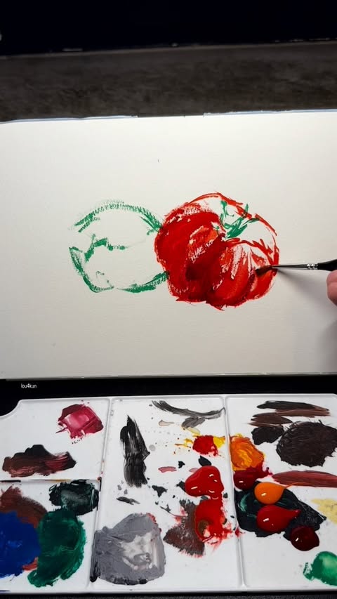 Instagram post by @lou4kun for MEEDEN ART. Caption reads: Happy New Year everyone!
To celebrate the New Year....