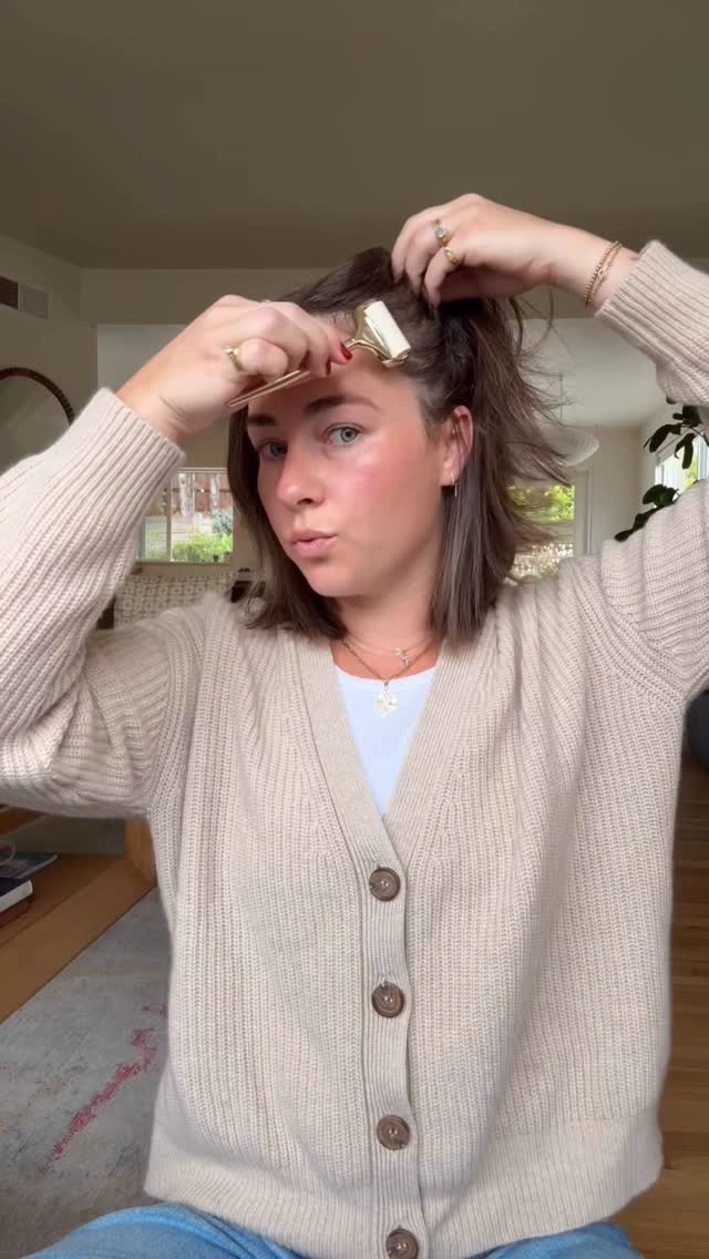 Instagram post by @haleyreidtay for VEGAMOUR. Caption reads: Getting my hair back on track after postpartum....