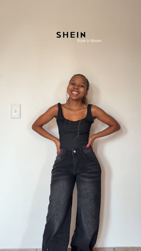 Instagram post by @nqobilecheezie for Shein. Caption reads: 🥳Download the SHEIN App to check out these....
