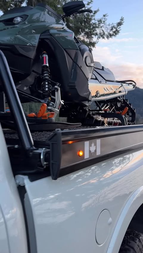 Instagram post by @mcnolty318 for Ski-Doo. Caption reads: Slower start to winter then last year and that’s....