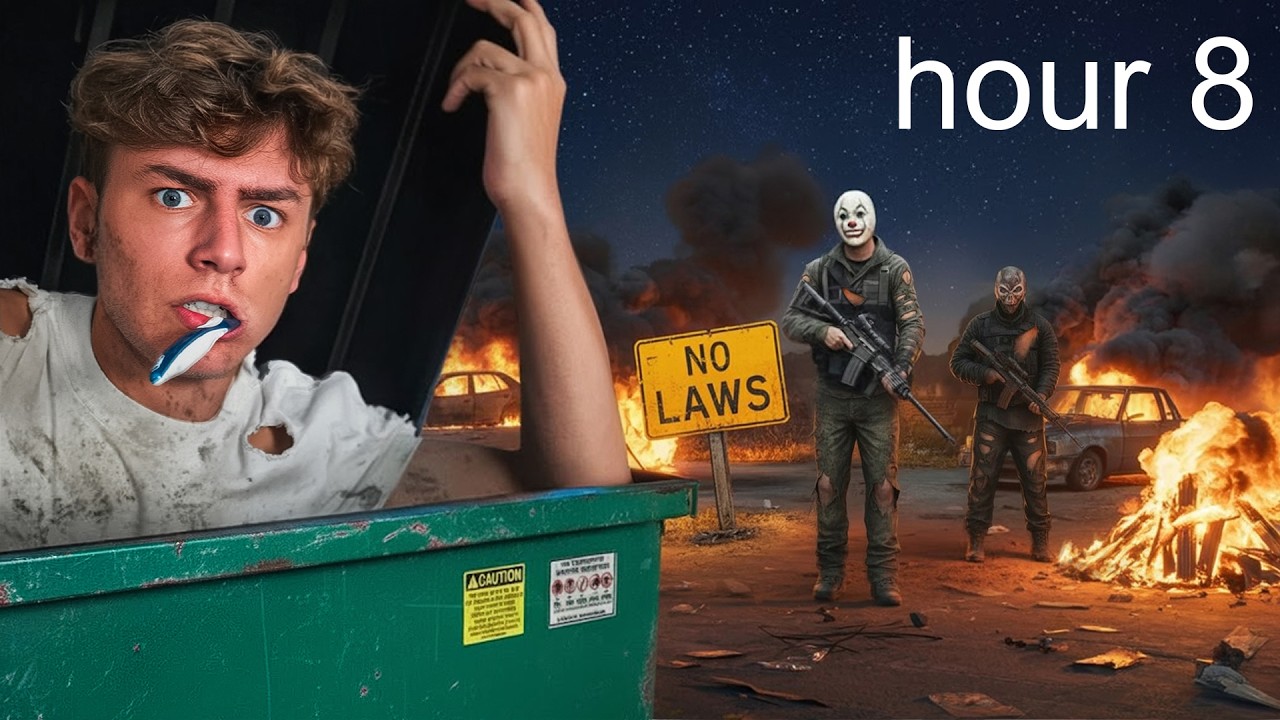 YouTube post by @nicogrigg for BetterHelp. Caption reads: I Stealth Camped in the City With No Laws.