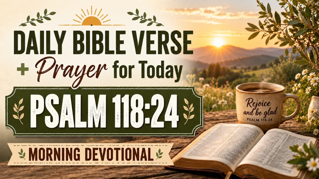 YouTube post by @inspiredtopics for vidIQ. Caption reads: Daily Bible Verse + Prayer for Today | 1....