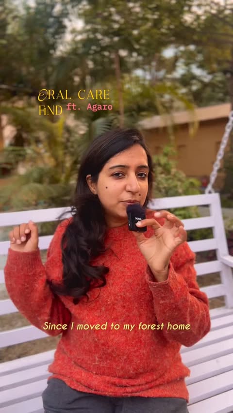 Instagram post by @hina_raheja for AGARO Lifestyle. Caption reads: #Ad
Oral Care made easy and super convenient with....