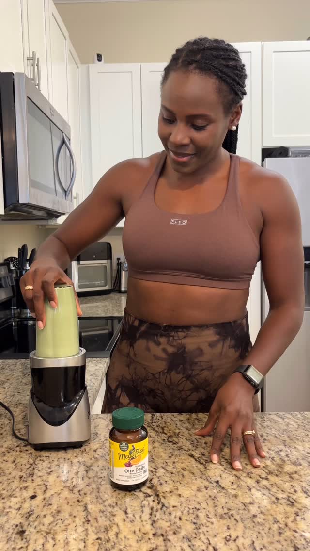 Instagram post by @fitgirlbomb for MegaFood. Caption reads: Ladies, it’s time to take care of YOU, one daily....