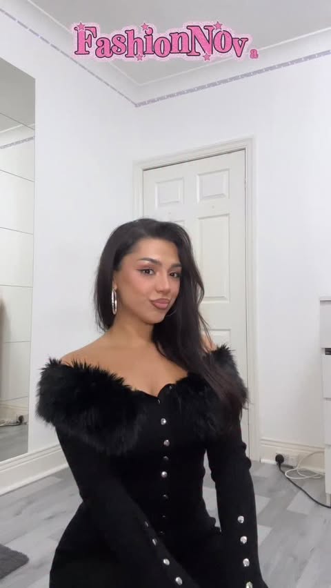 Instagram post by @lavbbe for Fashion Nova. Caption reads: Black Friday 50%–90% OFF EVERYTHING!....