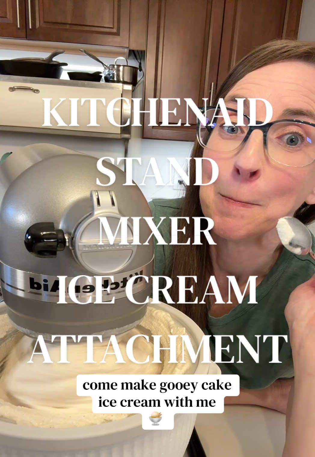 TikTok post by @its.jess.russell for Passionate Penny Pincher. Caption reads: [...] with the gooey cake from the @Passionate....