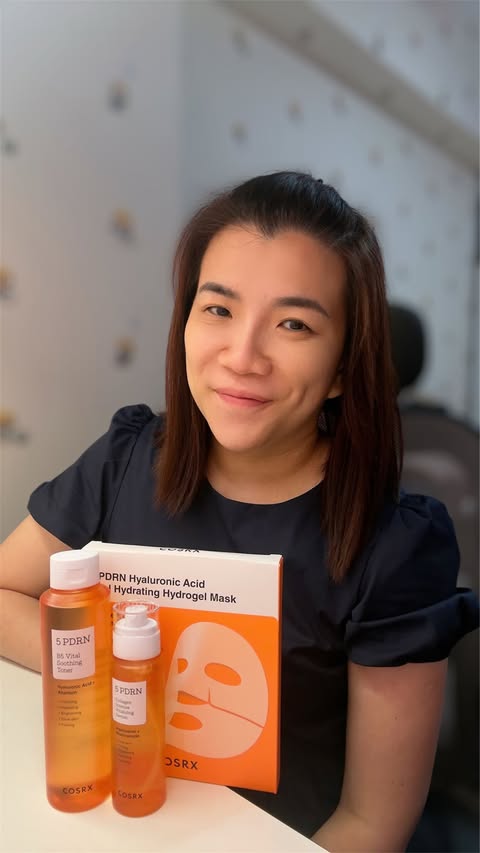 Instagram post by @mmmiinnn for COSRX. Caption reads: ✨ NEW LAUNCH | COSRX 5-PDRN Vital Care....