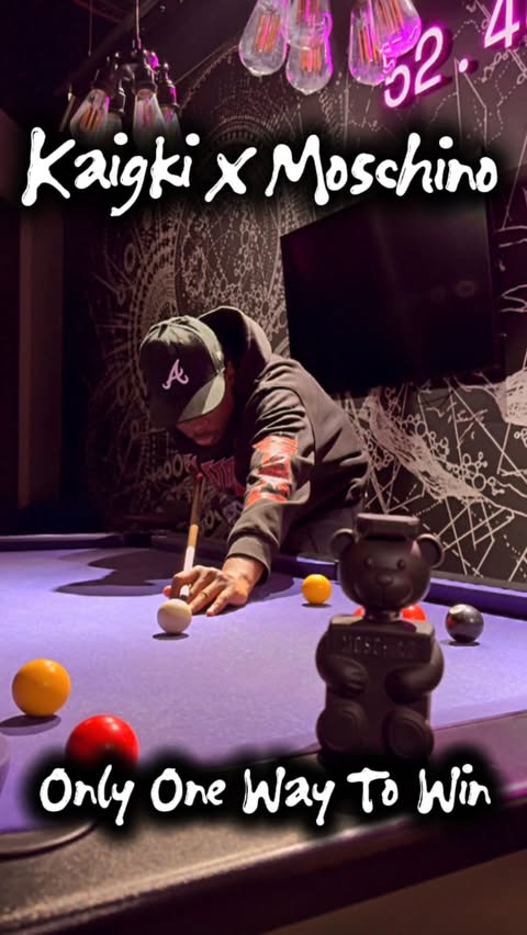 Instagram post by @kaigkii for Moschino. Caption reads: Kaigki X @moschino “Only One Way To Win”
Toy Boy 2....