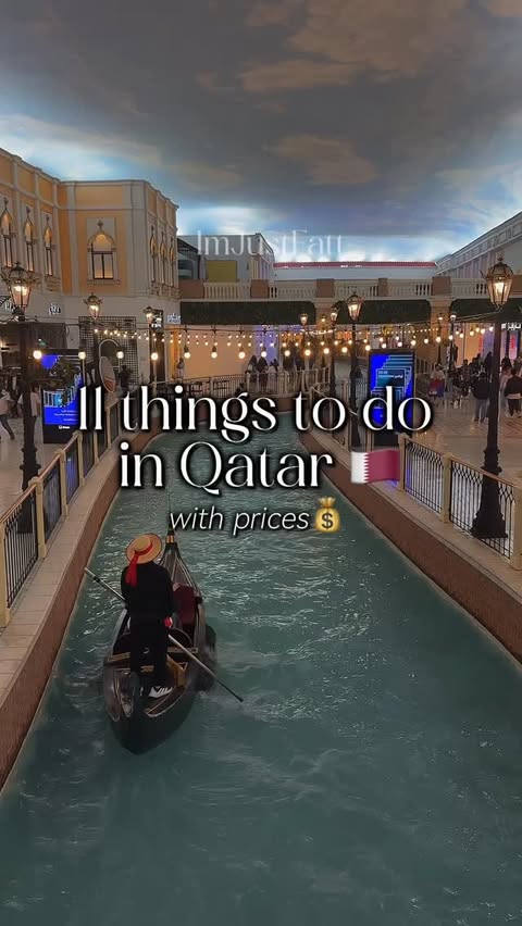 Instagram post by @travel.qatar for Visit Qatar. Caption reads: [...] with someone you’d love to go....