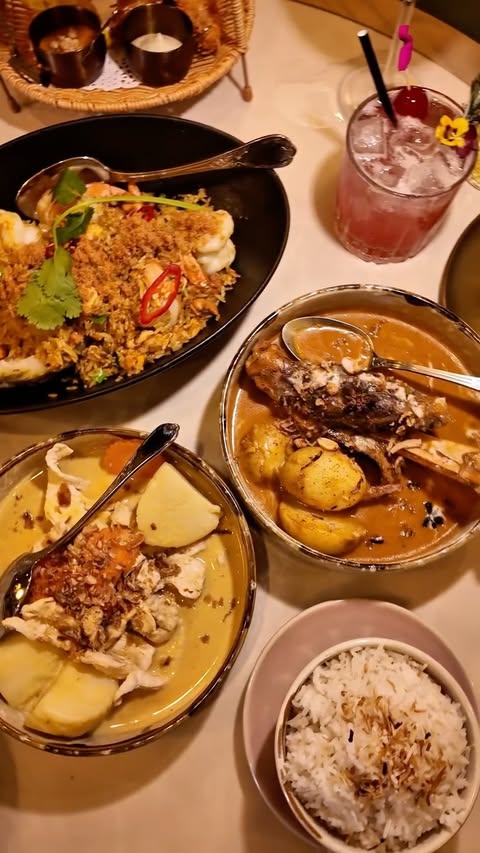 Instagram post by @foxjunkiedigital for Queensland Foodies Network. Caption reads: Modern Thai dining in Ascot ✨ We tried a little....