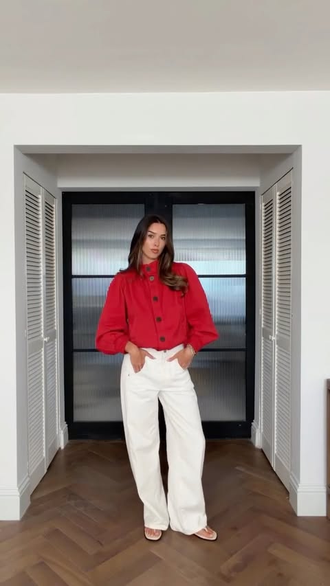 Instagram post by @millyhobbs for MINT VELVET. Caption reads: [...] ft. the jacket of the season ❤️ @mintvelvet....