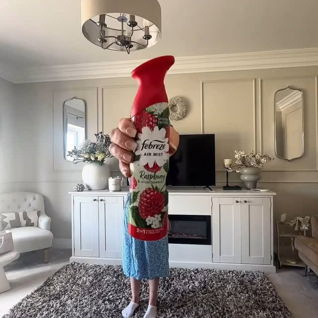 Instagram post by @arrowsmithshome__ for Febreze. Caption reads: Bring Spring home with the @febreze spring range....