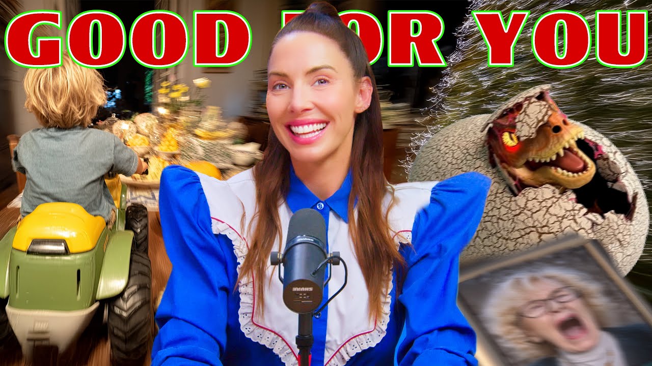 YouTube post by @whitneycummings for Rho Nutrition. Caption reads: How to be an Instant Celebrity | Good For You....