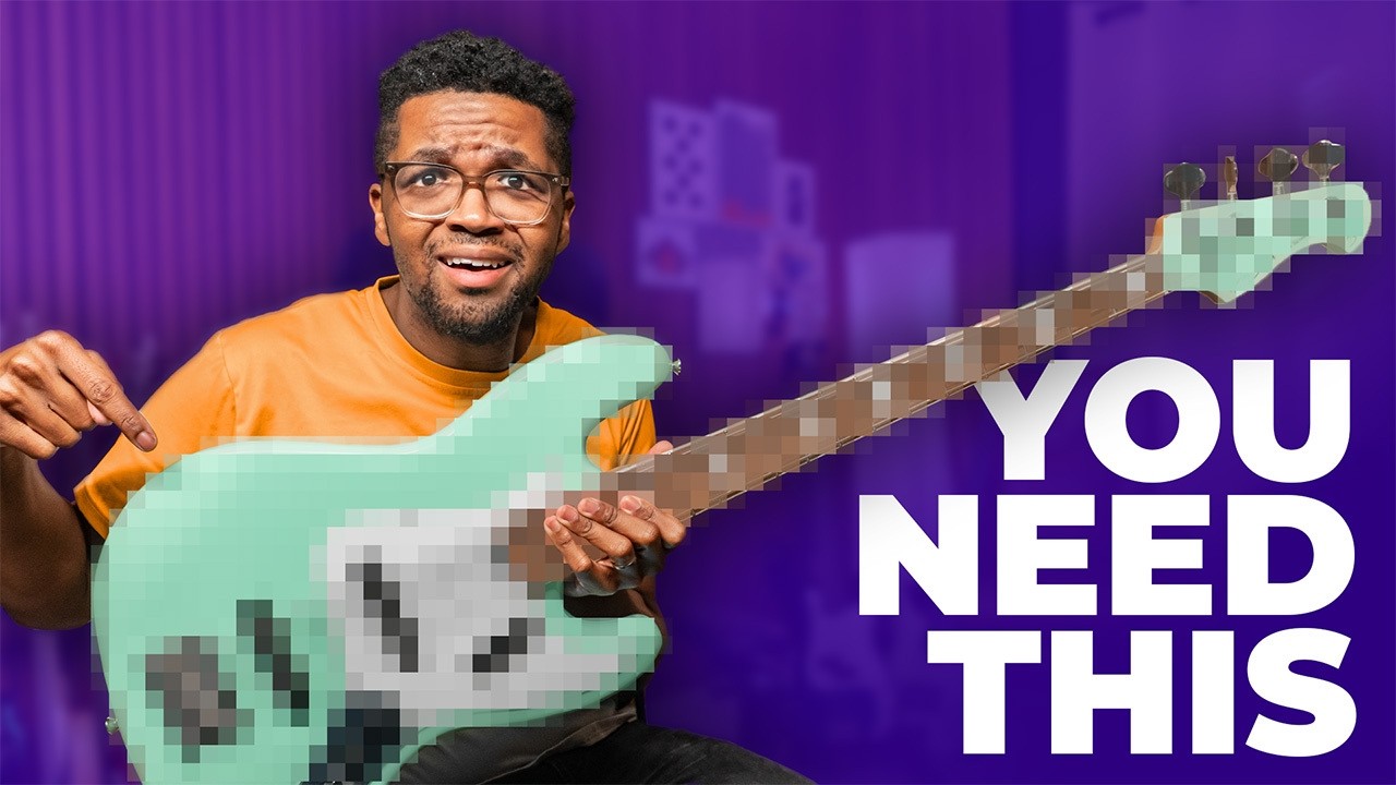 YouTube post by @TravisDykes for Alclair Audio. Caption reads: 5 Incredible Basses You've Never Heard Of.