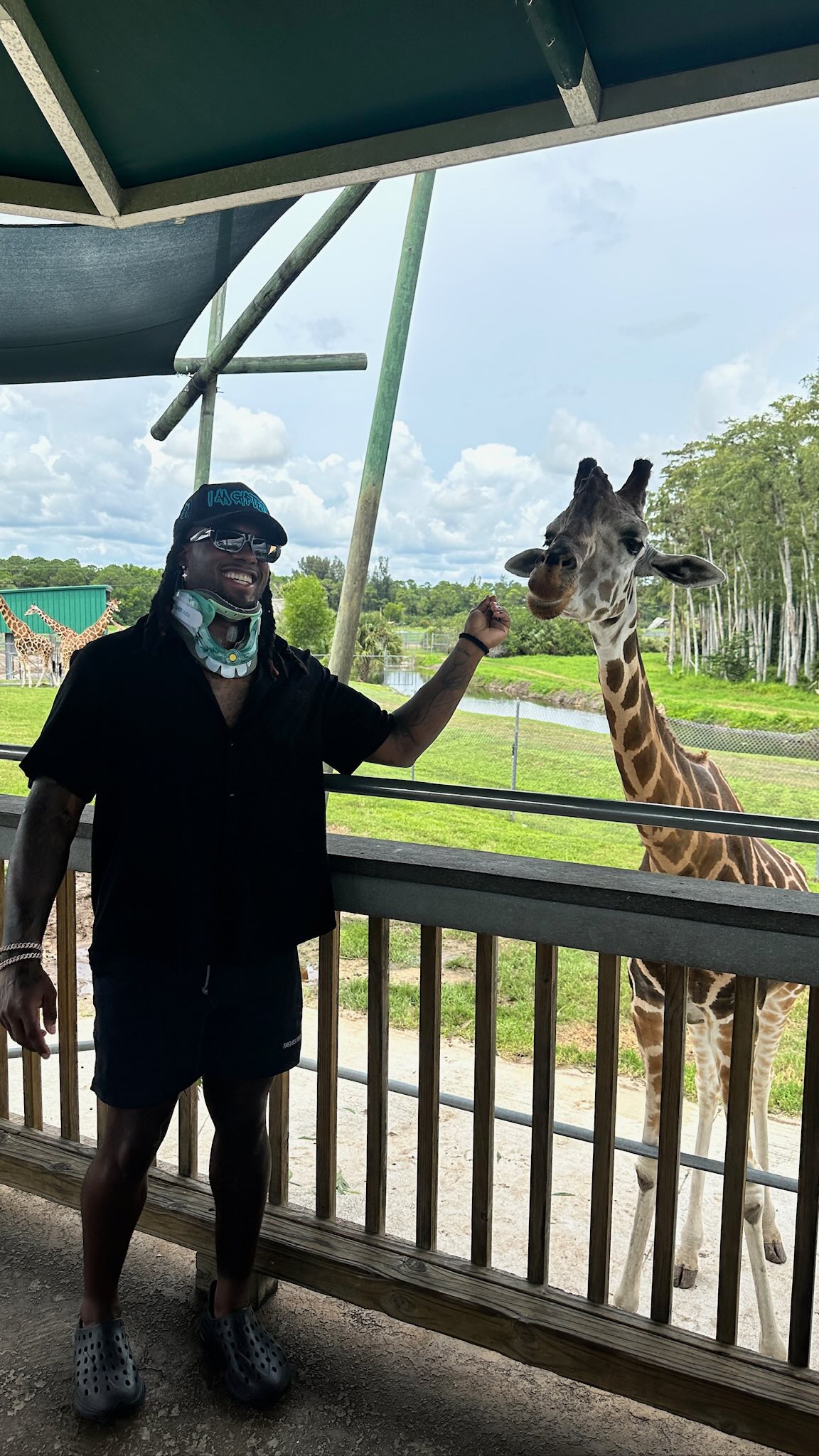 Instagram post by @alex_mattison22 for The Palm Beaches. Caption reads: Just wrapped up the ultimate family day in....