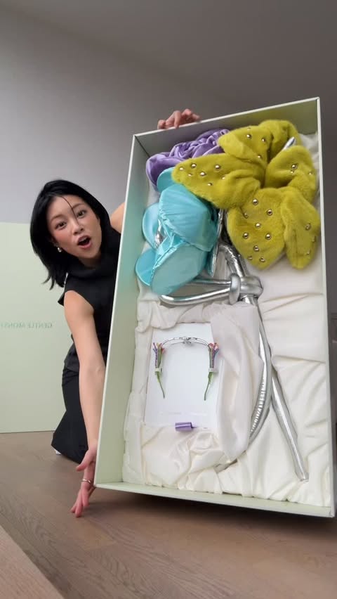 Instagram post by @tingting_lai for GENTLE MONSTER. Caption reads: which pair was ur fav?? @gentlemonster 🩷.