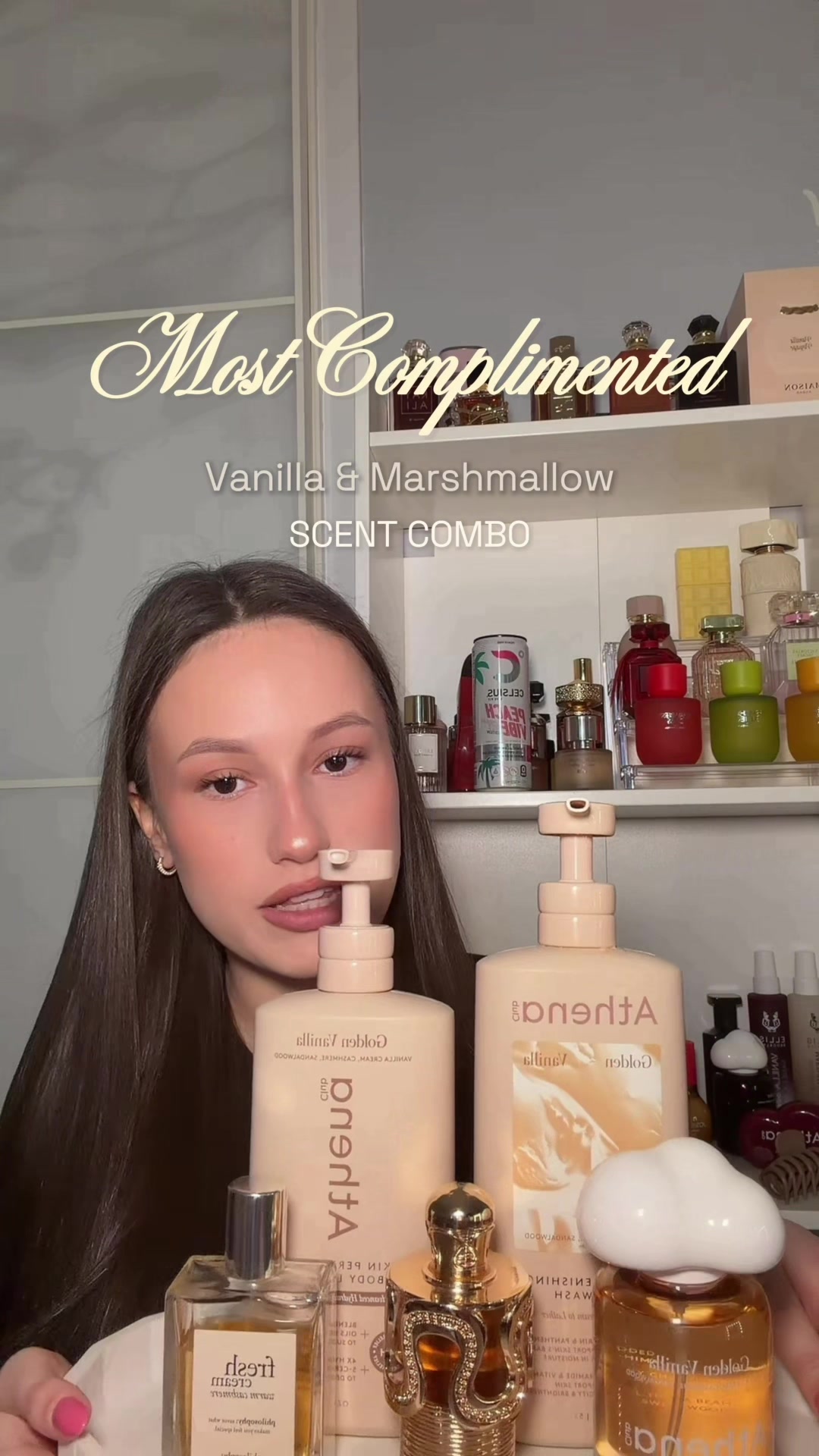 TikTok post by @anasfragranceoutlet for philosophy. Caption reads: [...] USA @Lattafa Perfumes @philosophy....