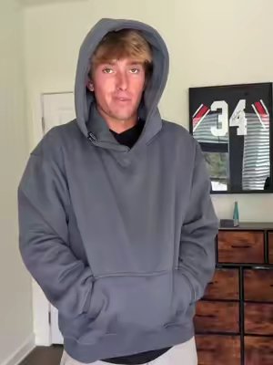 TikTok post by @carterzusii for Squidhaus. Caption reads: My go to for fall/winter @Haus Apparel.