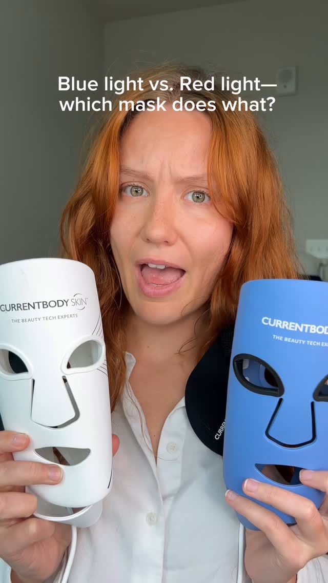 Instagram post by @theblemishqueen for currentbody. Caption reads: What I’ve learned using LED masks from....