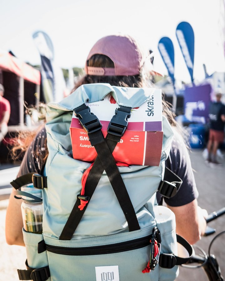 Instagram post by @megfisher for Skratch Labs. Caption reads: [...] I’m definitely going to stop by....