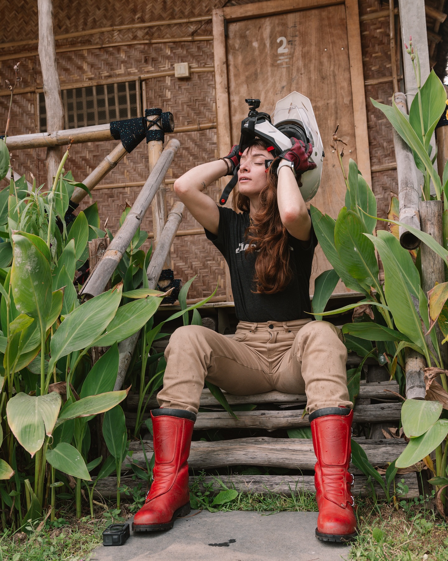 Instagram post by @joltaontheroad for XLMOTO. Caption reads: Hello hellooooo are u ready for the moto....