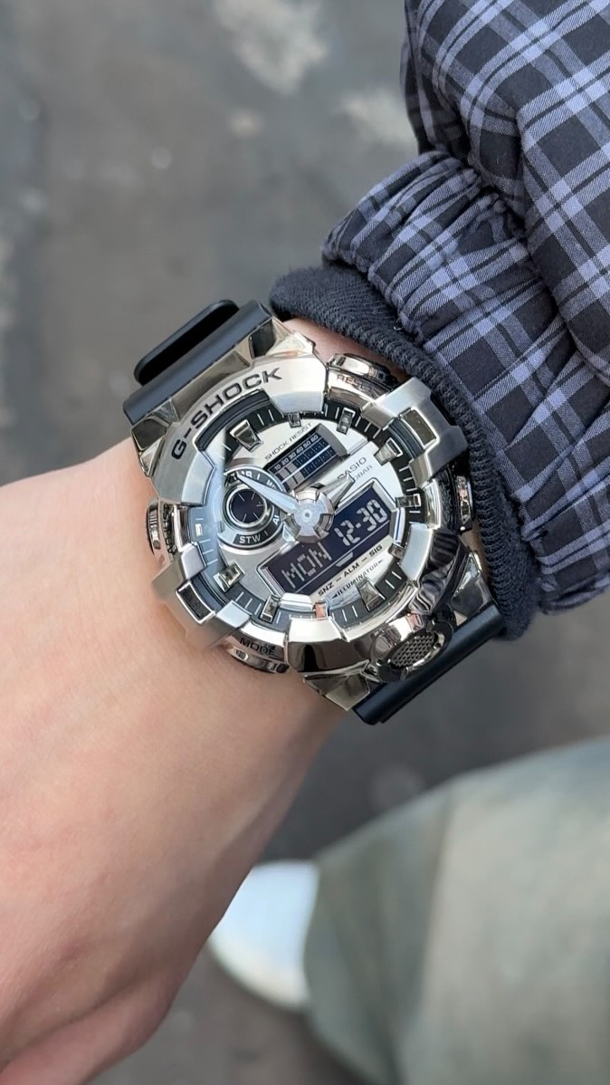 Instagram post by @romerosego for G-SHOCK. Caption reads: Out and about with @gshock_us
#GSHOCK #GM700....